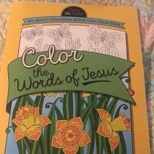 Color the words of Jesus coloring book